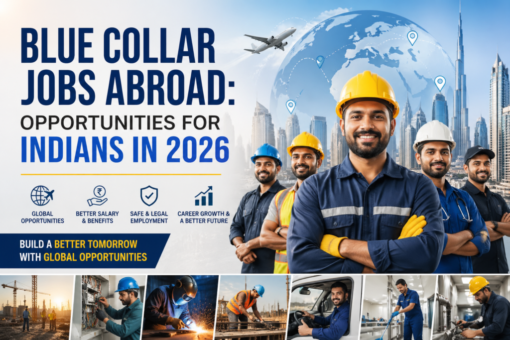 Blue Collar Jobs Abroad for Indians